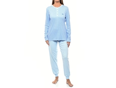 Pijama de Inverno Feminino de Manga Comprida Klp1 KISSES AND LOVE