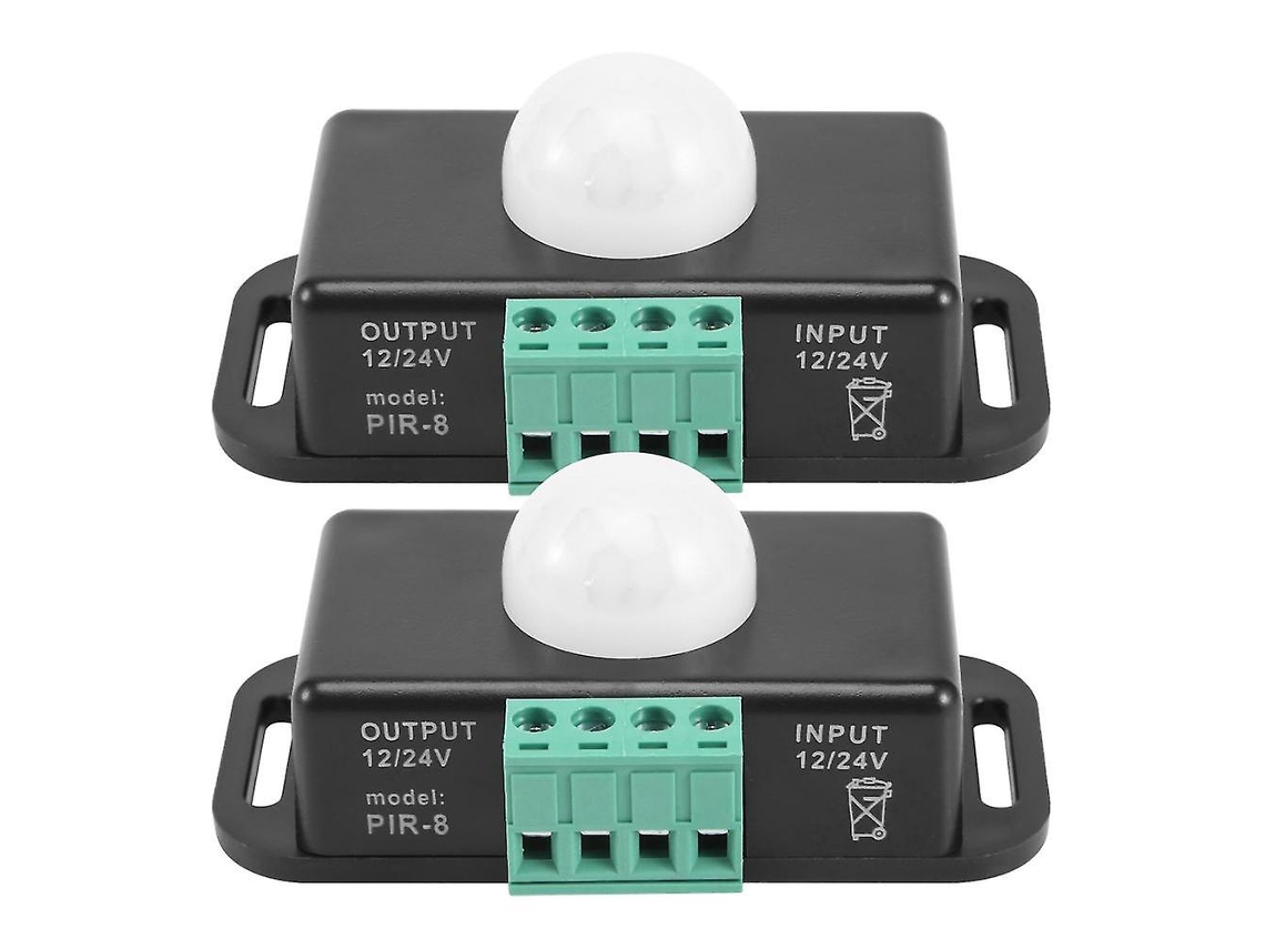 Interruptor de sensor de movimento, sensor PIR 12V 24V, LED flexível Slowmoose
