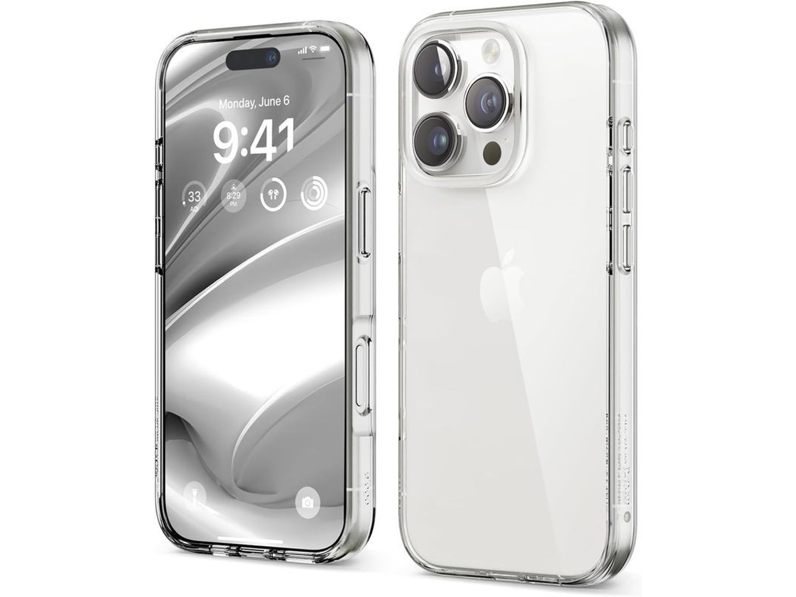 Capa Híbrida Transparente para Iphone 16 Pro 6.3" Técnologia Pc+tpu, Anti impacto, Durável e Anti arranhões