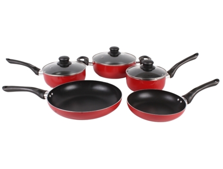 Trem De Cozinha 8 Peças Em Alumínio Com Revestimento Antiaderente | Lpm Home (envio Aleatório)