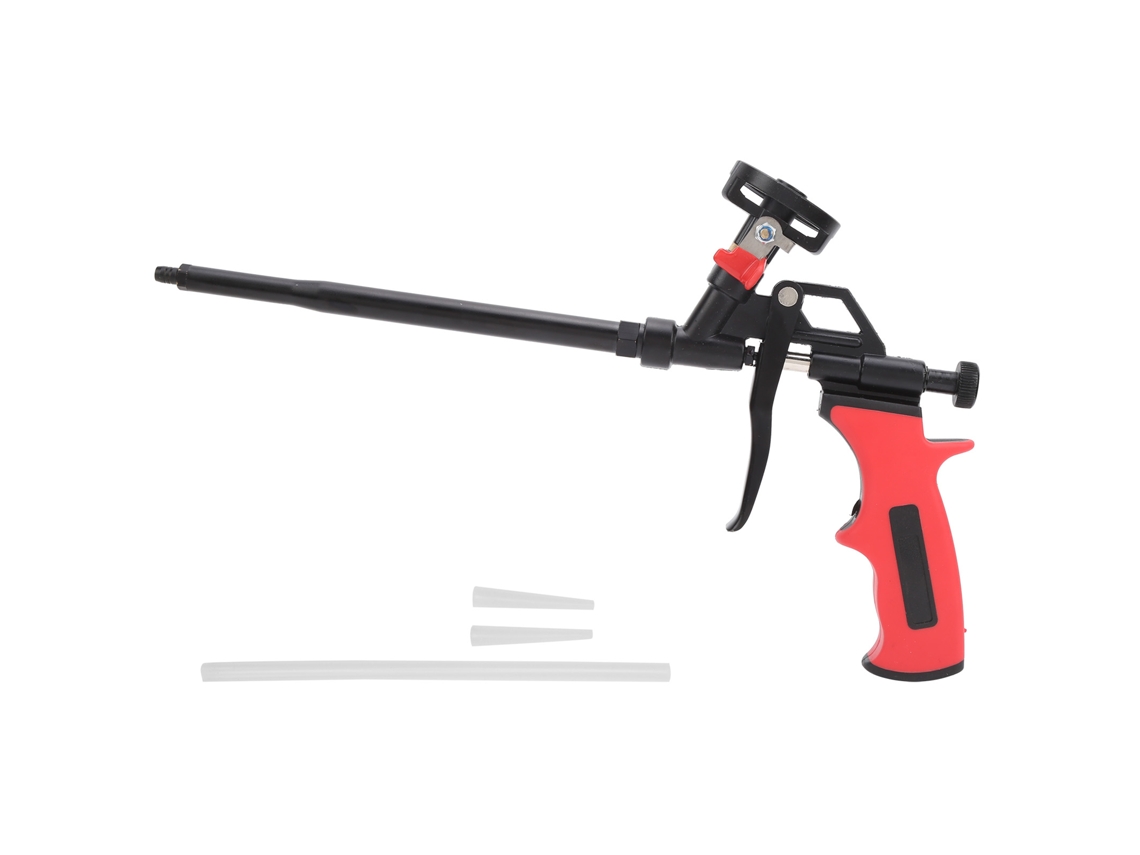 Pistola De Espuma Expandível Caulk Com Interruptor De Válvula Ferramenta De Liga De Alumínio Ptfe