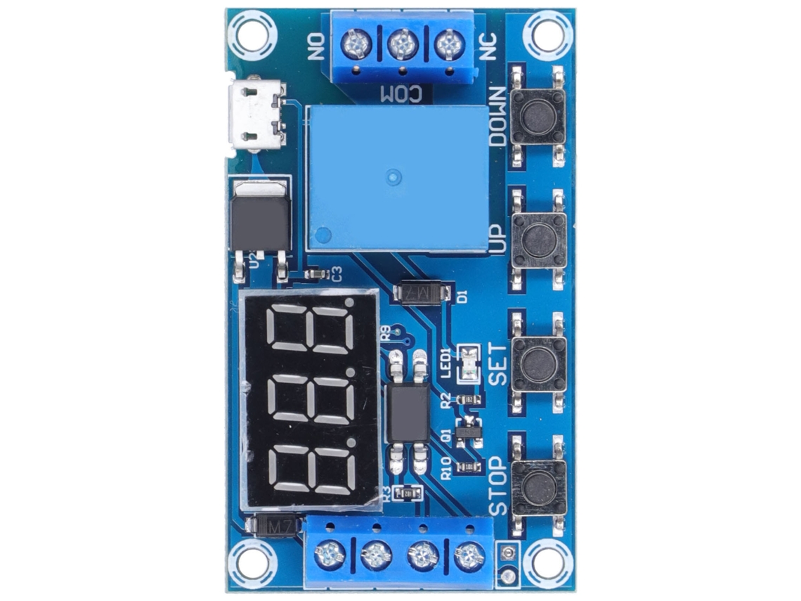 Módulo Relay Laxiscreed Com Desligamento Programável E Temporizador Cíclico Para Controle Eficiente