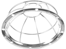 Capa Protetora Em Aço Inoxidável Para Detector De Fumaça, Resistente.