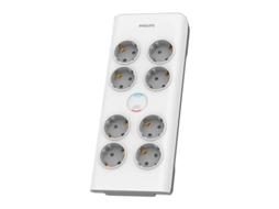 Extensão PHILIPS Base Múltipla 8 Tomadas 2M com Protetor de Sobretensão 900J