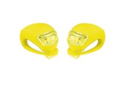 2 Pares Luzes Bicicleta Led Frontais Traseiras Silicone Estradas Montanha