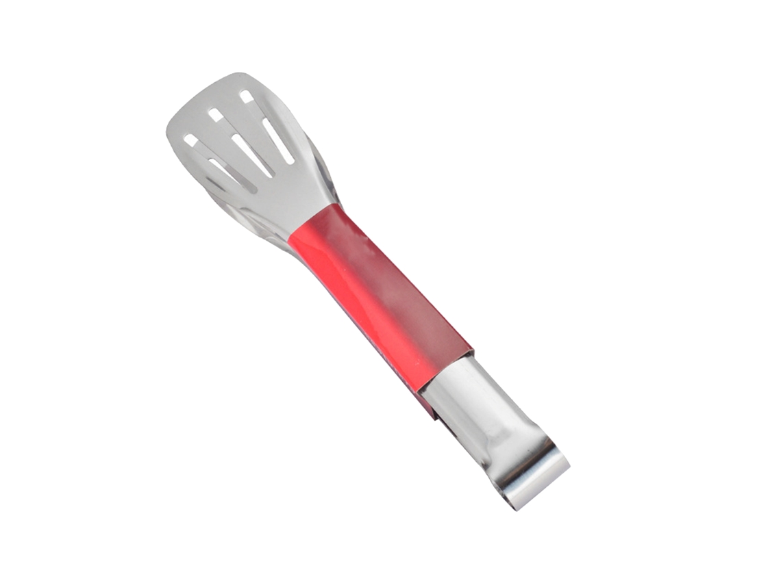 Pinças de Aço Inoxidável para Alimentos 9 Polegadas com Grip Ergonômico para Cozinha Churrasco Pão