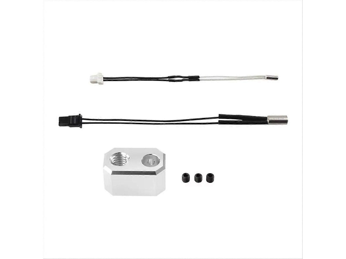 Bloco de Aquecimento de Alumínio + Haste de Aquecimento + Fio Térmico para Extrusora Prusa I3 GOKOCO