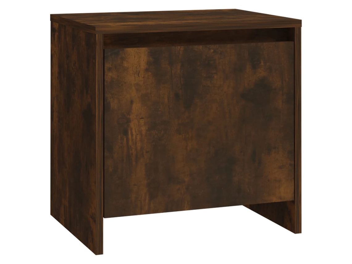 Bedside Cabinet, Bedside Cabinets Vidaxl Marrom Madeira Processada (n/a)