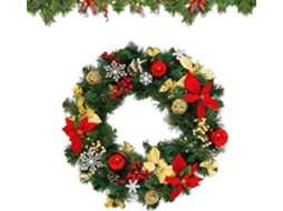 Adesivos De Natal Para Janela, Guirlanda Decorativa Removível |