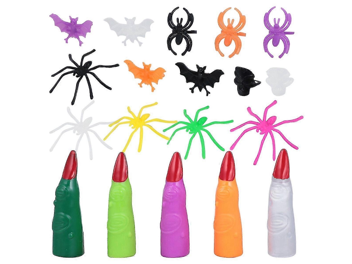90 Sacolas de Presente para Brinquedos de Halloween de Aranhas Sortidas