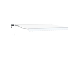 Estrutura de Toldo Manual com Leds Branco 4,5 × 3 M VIDAXL