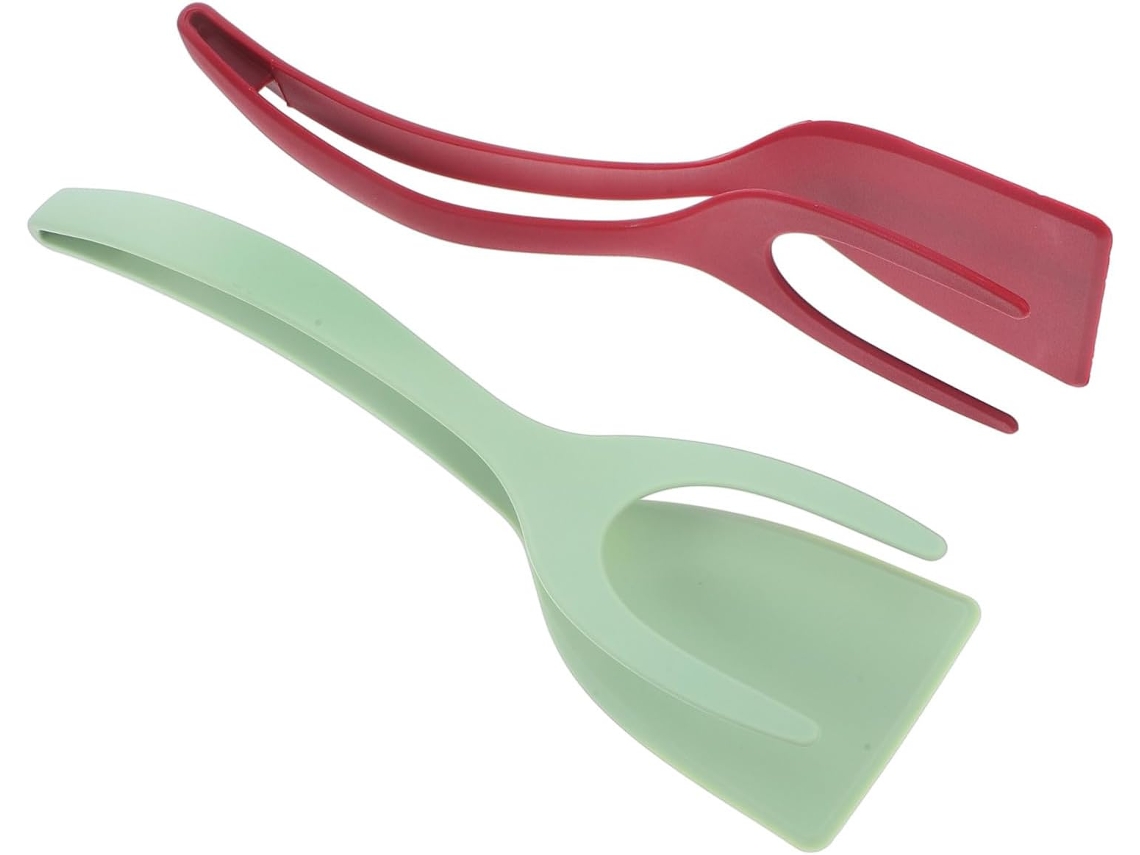 Pinças De Cozinha Bestoyard 2 Peças Para Grelhar E Servir, Espátula Multifuncional Para Peixe, Ovos, Bife, Utensílio De