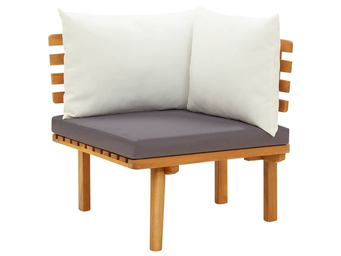 Garden Corner Sofa, Garden Corner Sofas Vidaxl Marrom Madeira De Acácia (n/a)