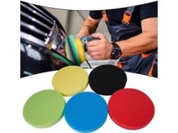Conjunto De 5 Discos Espuma Para Polimento 7 Polegadas (18 Cm)