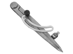 Bússola De Aço Para Marcação Em Couro Com Aba Ergonômica Para Traçar E Trabalhos Manuais.
