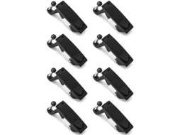 Conjunto De 8 Travas Compressão Em Liga Zinco Com Alavanca Embutida E Ajuste 0, 04a 0, 94 Polegadas 1, 01a 2, 39cm