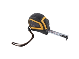 Fita Métrica De Aço Com Trava Automática Alta Precisão Duas Faces Ferramenta Medição Carpintaria 5m X 18mm