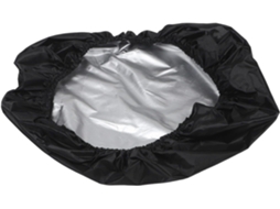 Capa de Assento Preta Impermeável para Trator de Cortar Grama 210d, Tamanho Pequeno 50x39x35 Cm SFUSHOS