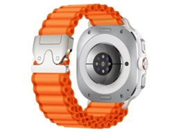 Bracelete Esportivo Nylon para Samsung Galaxy Watch 8 / 8 Classic XIAOMOYU com Fecho de Paraquedas e Fivela Prateada