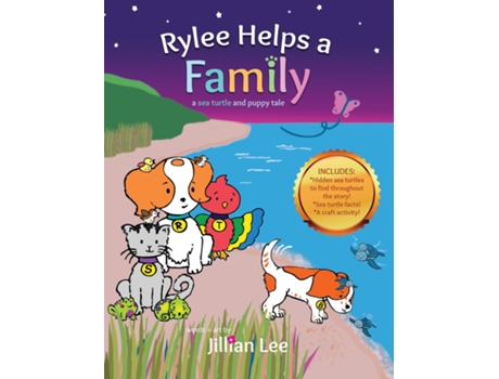 Livro Rylee Helps a Family a sea turtle and puppy tale de Jillian Lee (Inglês)
