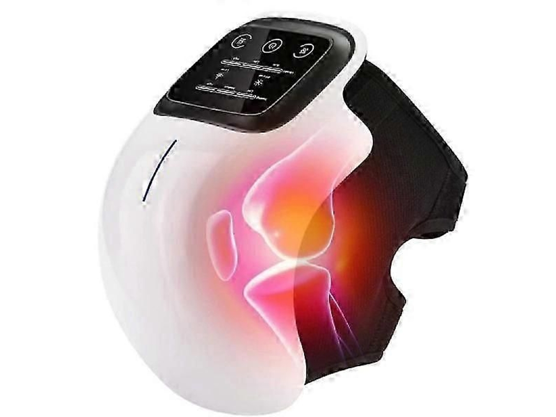 Dispositivo Natural Para Alívio Da Dor No Joelho, Massageador De Joelho Com Calor E Luz Vermelha.
