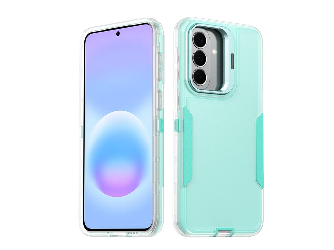 Capa Para Samsung Galaxy A57 Com Suporte Para Lente,verde Gertiz