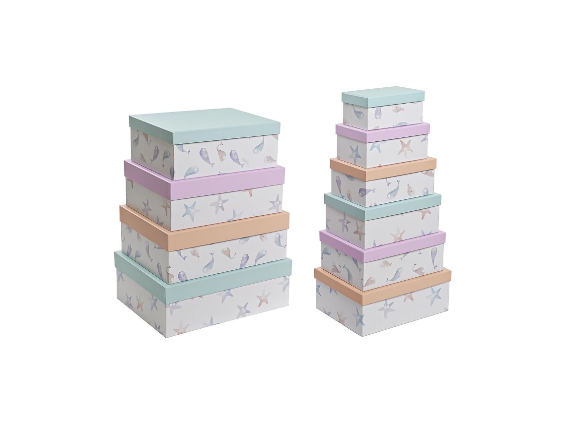 Caixa DKD HOME DECOR (Cartão - Multicor)