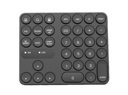Teclado Numérico Sem Fio Bluetooth Duplo Recarregável, Teclado Numérico Externo De 35 Teclas, Entrada De Dados Ly Ebike