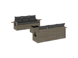 Garden Sofa Set, Garden Sofa Sets Vidaxl Cinzeto Rattan / Vime (n/a)