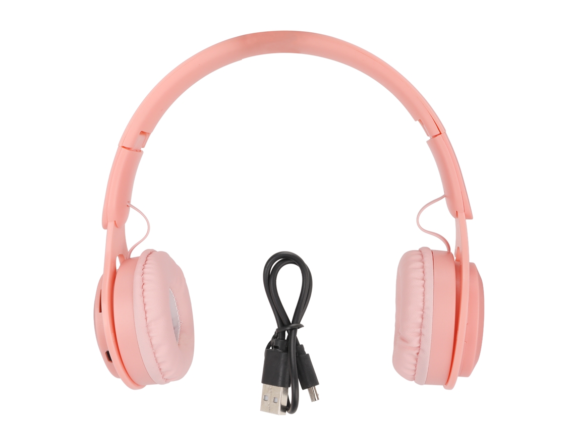 Fones de Ouvido Kids LAXISCREED Rosa Stylish Bluetooth