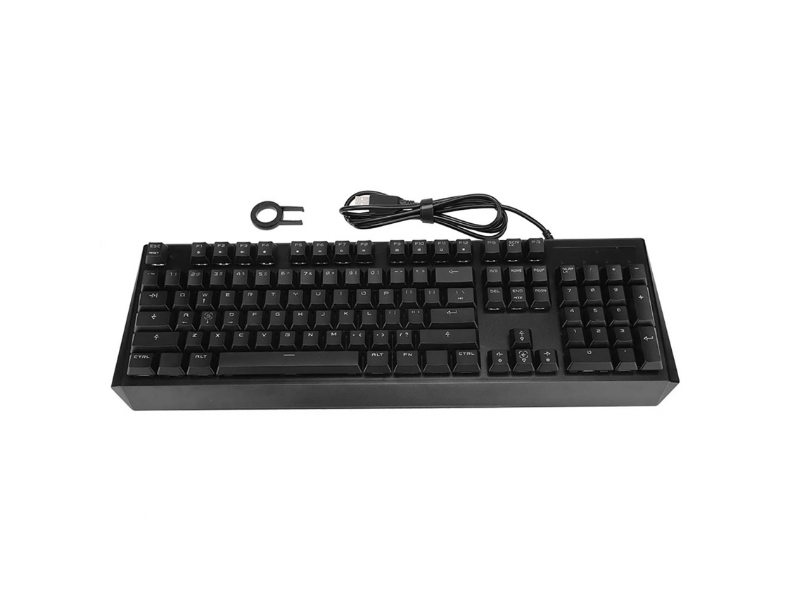 Teclado Mecânico interruptor marrom fio macro programação | LAXISCREED