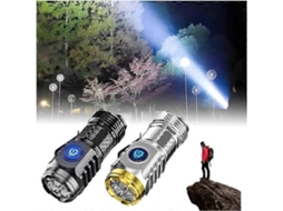 Mini Lanterna Three Eyed Monster Lanterna Recarregável De Alto Lúmen Lanterna Led Super Forte De 9000 Lúmens 5 Modos, 10 Hor Aquaforge
