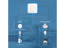 Tuya Zigbee3.0 Wireless Intelligent Home Gateway Intelligent Home Life Equipamento Multifuncional Linkage Controle Central Compatível Com Alexa Home