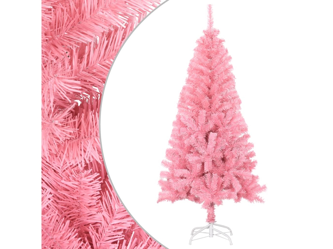Artificial Christmas Tree, Artificial Christmas Trees Vidaxl Cor-de-rosa Pvc (150 Cm)