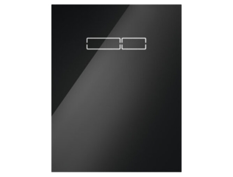 Placa de Impulso Tecelux com Funcionamento Sen-Touch Electrónico Desenho: Preto Vidro