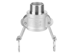 Adaptador B De Bomba De Lixo Camlock Dn20 3/4" Aço Inoxidável Com Rosca Masculina