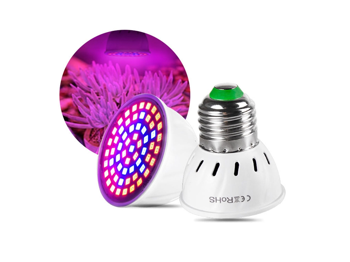 Lâmpada Led E27 Para Plantas Internas Crescimento