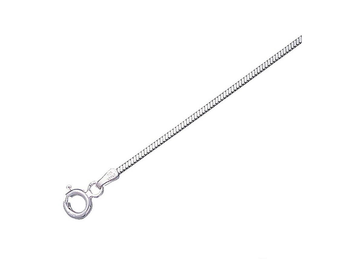 Dive Silver Square Snake Box Chain