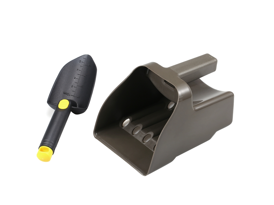 Conjunto De Colher E Pá Para Detecção De Metal E Caça A Tesouros - Ferramentas De Escavação