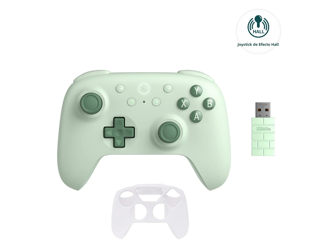 (verde Com Capa Protetora) Controle De Jogos Sem Fio, Novo Esquema De Cores, Bateria Integrada