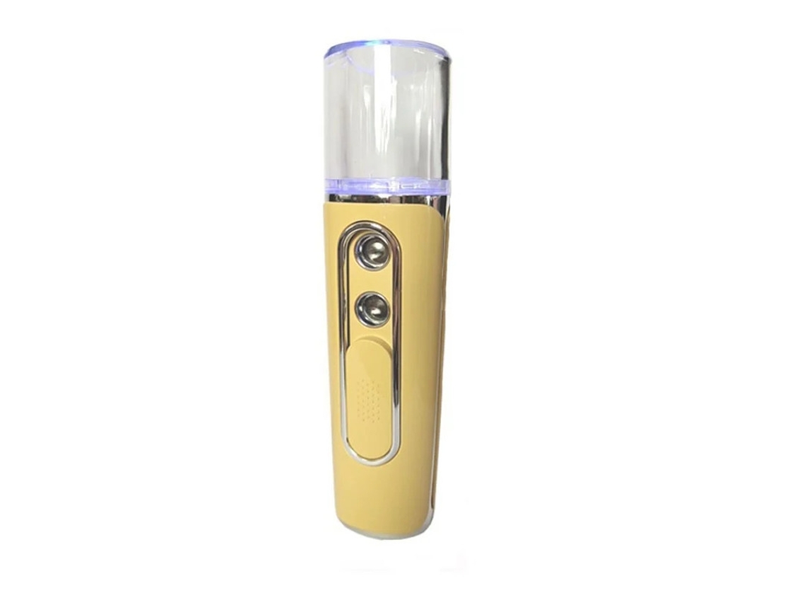 Nano Pulverizador Facial Vaporizador Facial De Névoa Fria Recarregável Por Usb Tanque De Água Visível Nano Pulverizador Amarelo Bestvite
