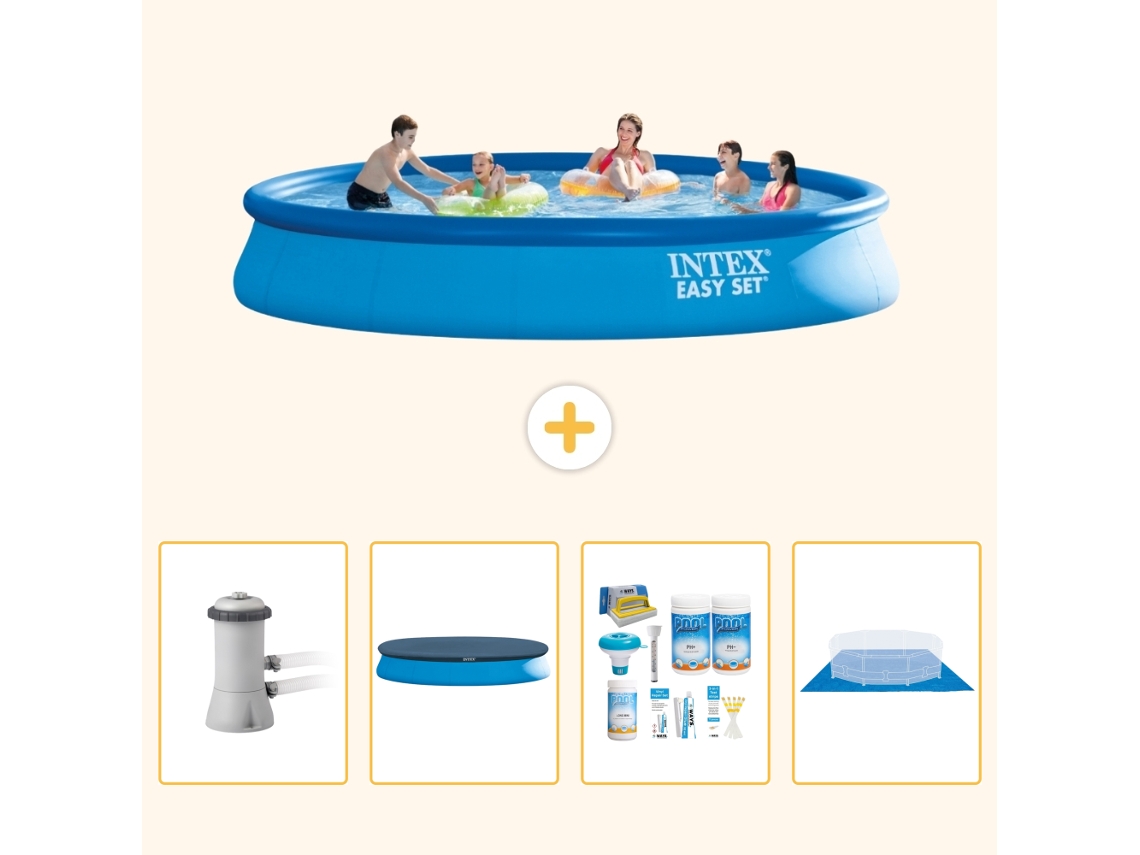 Intex Piscina Easy Set Redonda - 457x84 Cm - 5-peças S251