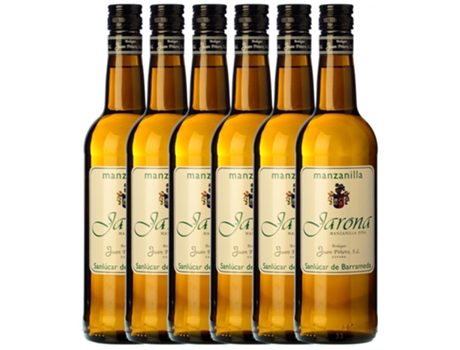 Juan Piñero Manzanilla Jarona Palomino Fino Manzanilla-Sanlúcar de Barrameda 75 cl (Caixa de 6 unidades)
