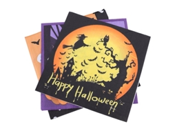 3 Pacotes de Guardanapos de Festa de Halloween para Decorações de Halloween ALLINLESS