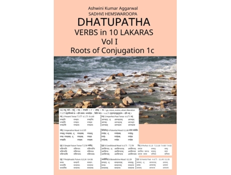 Livro Dhatupatha Verbs in 10 Lakaras Vol I Roots of Conjugation 1c de Ashwini Kumar Aggarwal (Inglês)