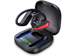 Auriculares Bluetooth True Wireless Bestvite (in Ear - Microfone - Noise Cancelling - Vermelho)