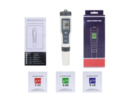 Caneta Digital Qualidade Água Portátil LCD Ph Tds Temp Testador | S/MARCA