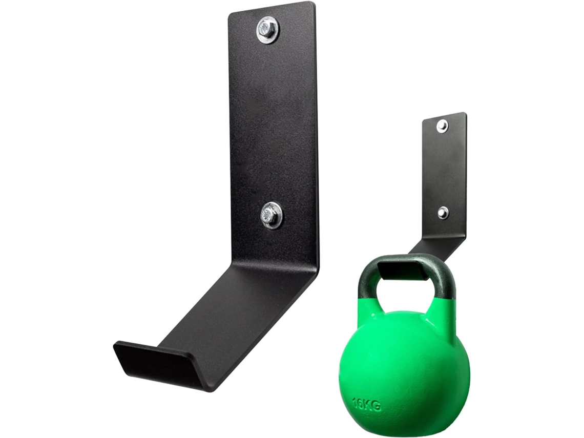 Suporte para Kettlebell, de Parede Reforçado Kettlebell Academia, Organizador Pesos Academia em Casa S/MARCA
