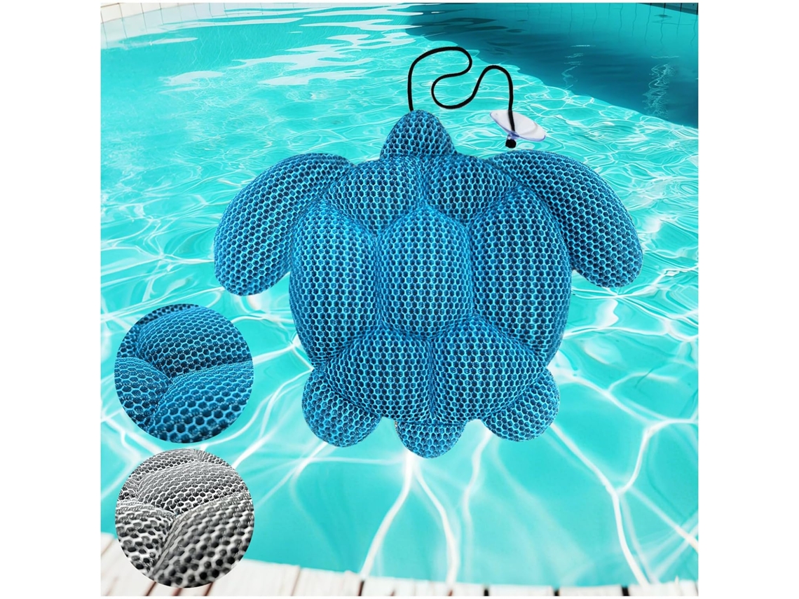 Tartaruga Para Absorver Sujeira Na Banheira De Hidromassagem - Esponja Reutilizável Que Nunca Afunda Nem Se Desfaz, Lavável Na Máquina.