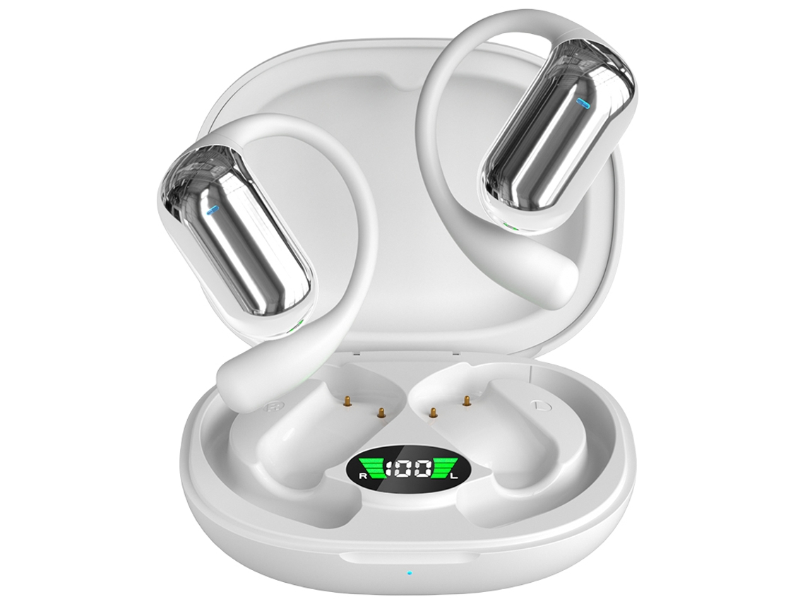 Fones De Ouvido Bluetooth Sem Fio (brancos), Chamadas Nítidas E De Longa Duração, Compatíveis Com Iphone E Android.